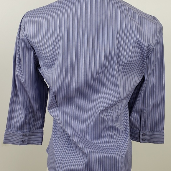 Fashion Bug Top size Small Purple Stripe - Picture 5 of 6